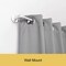 Kenney Mfg Kenney Adler 5/8" Indoor/Outdoor Rust-Resistant Wrap Around Curtain Rod, 28-48", Brushed Nickel KN90020 - alternate 8